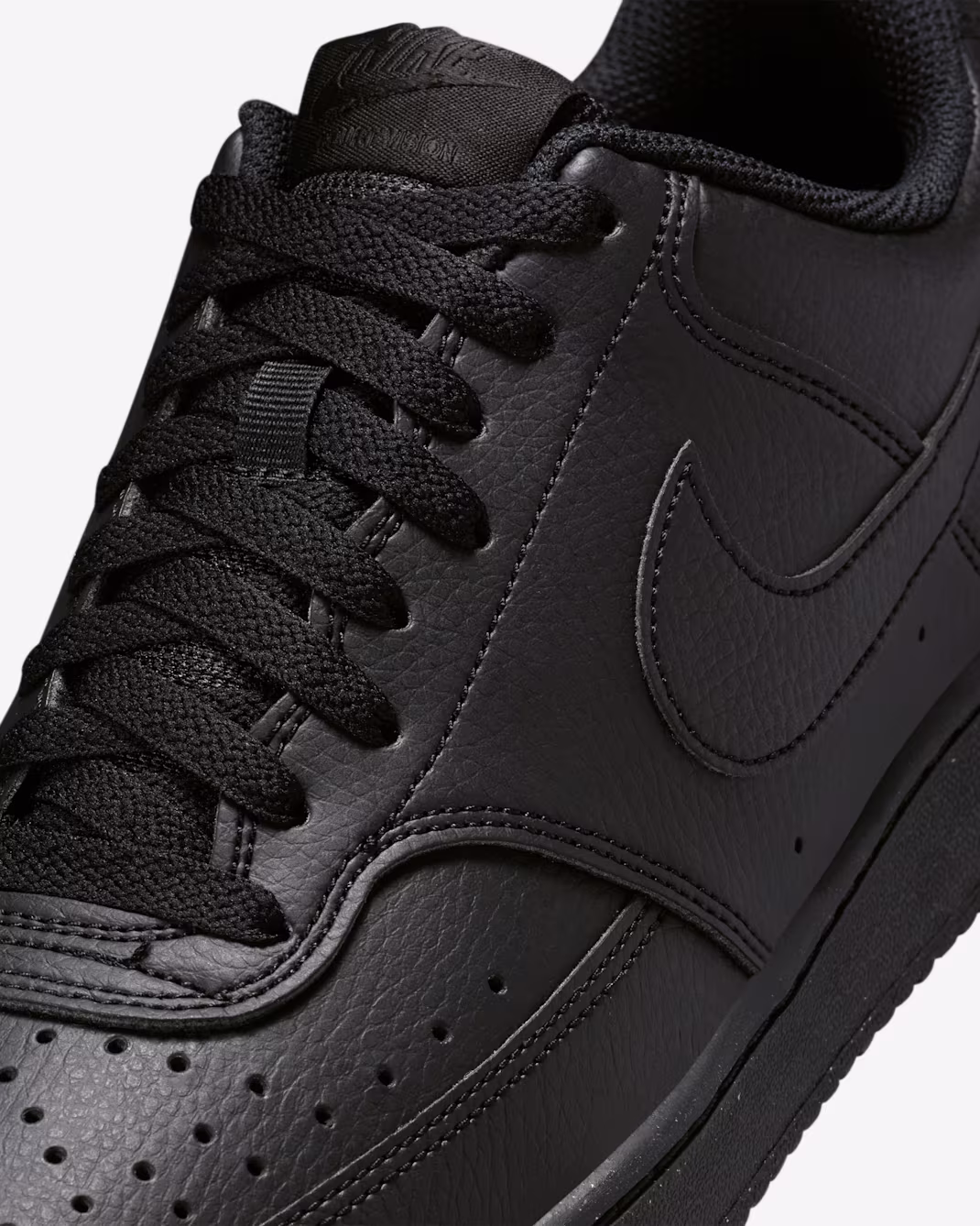 Nike Court Vision Low Next Nature "Black" view 7