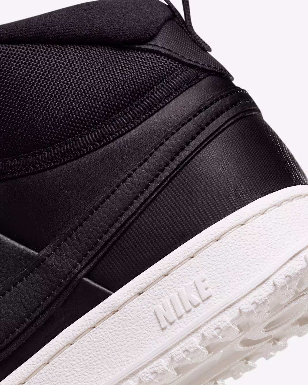 Nike Court Vision Mid Men's Winterized Shoes "Phantom/Black" view 6