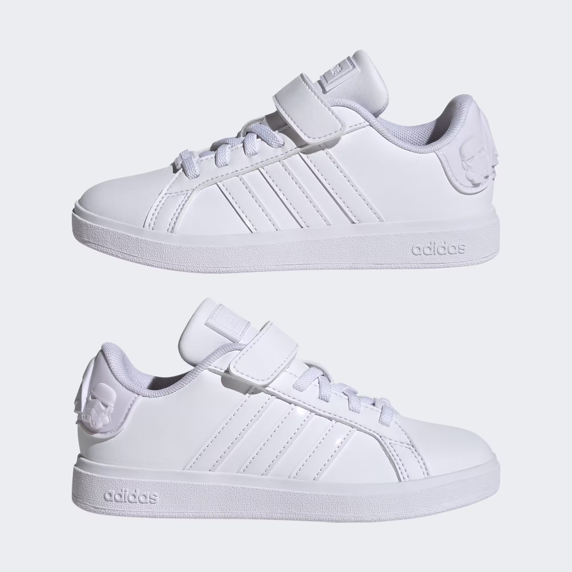 ADIDAS STAR WARS GRAND COURT 2.0 KIDS' SHOES "Cloud White" view 6