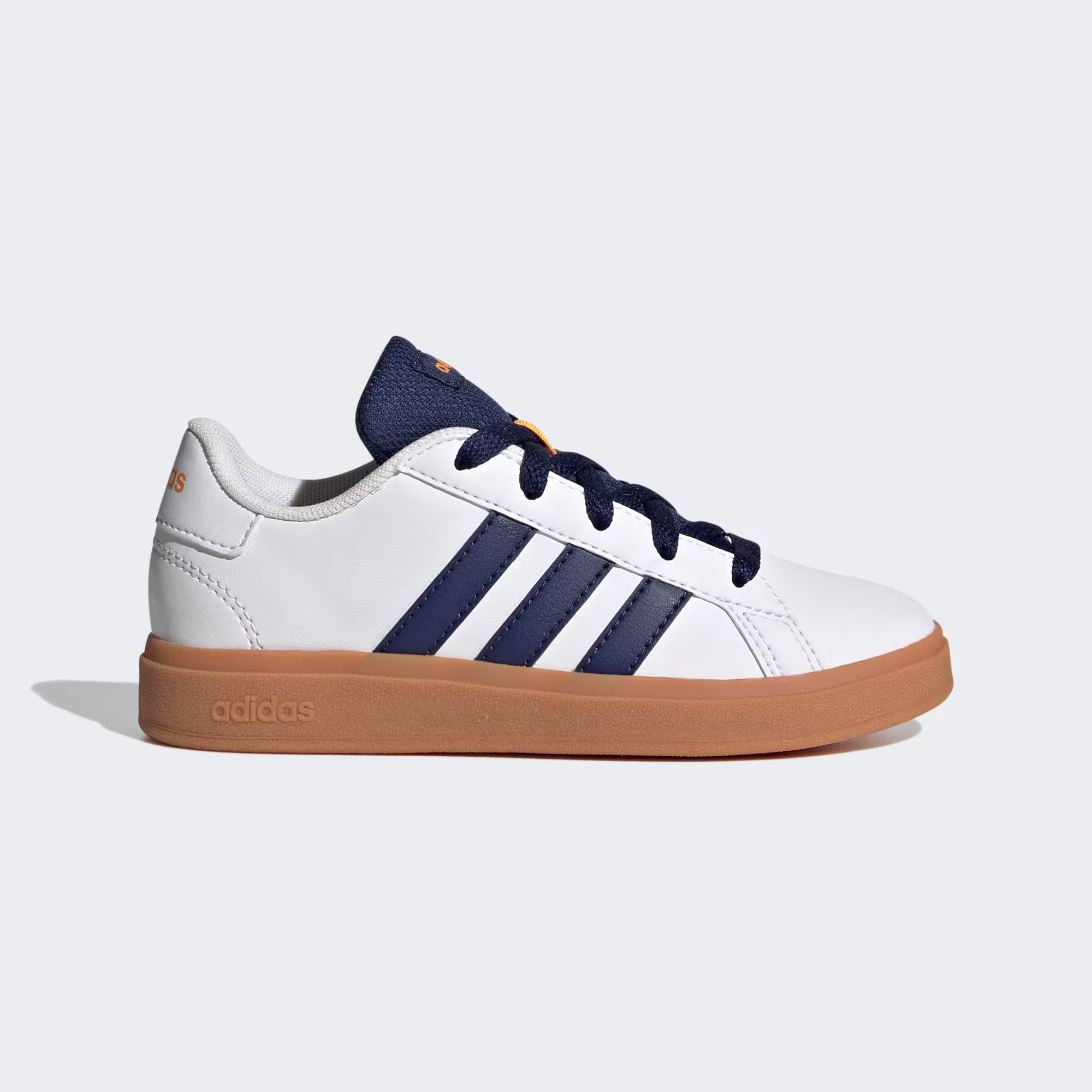 Grand Court Lifestyle Lace-Up Tennis Shoes "Cloud White"
