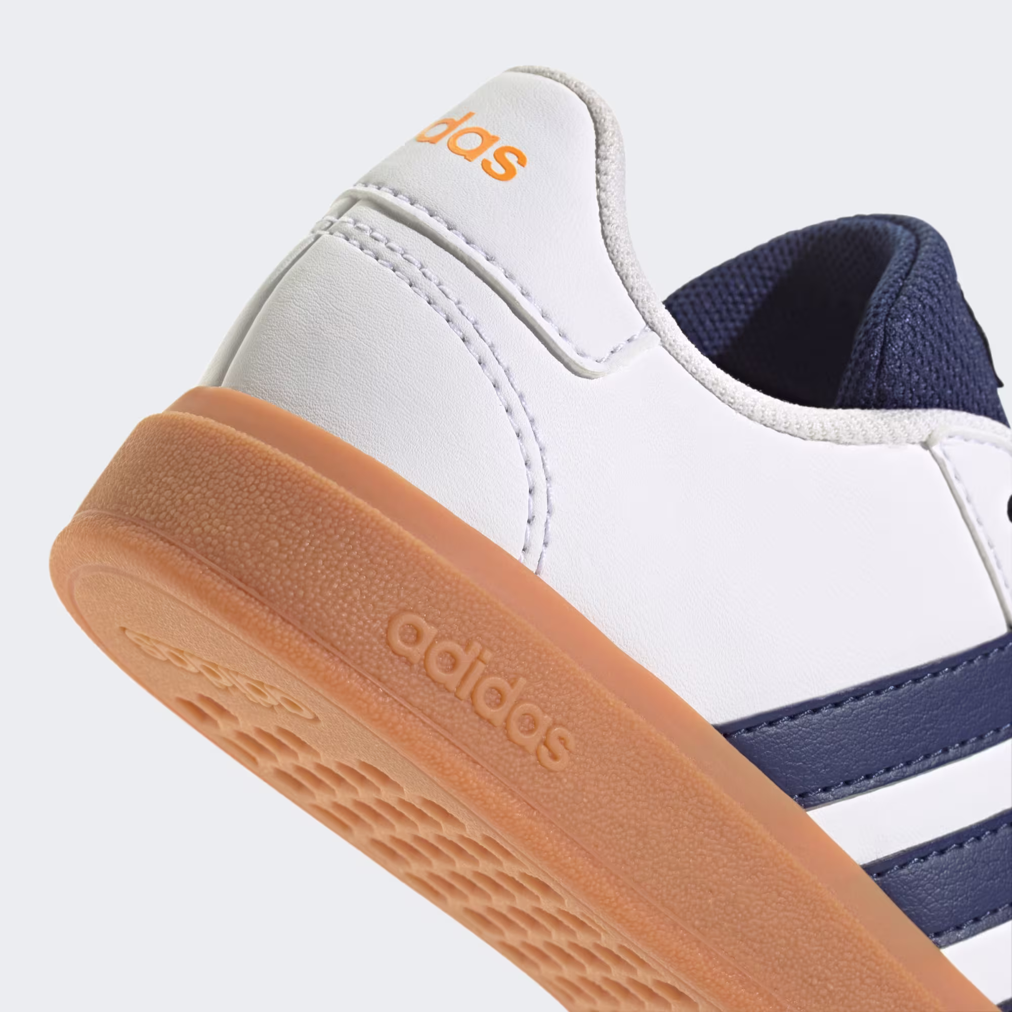 Grand Court Lifestyle Lace-Up Tennis Shoes "Cloud White" view 8