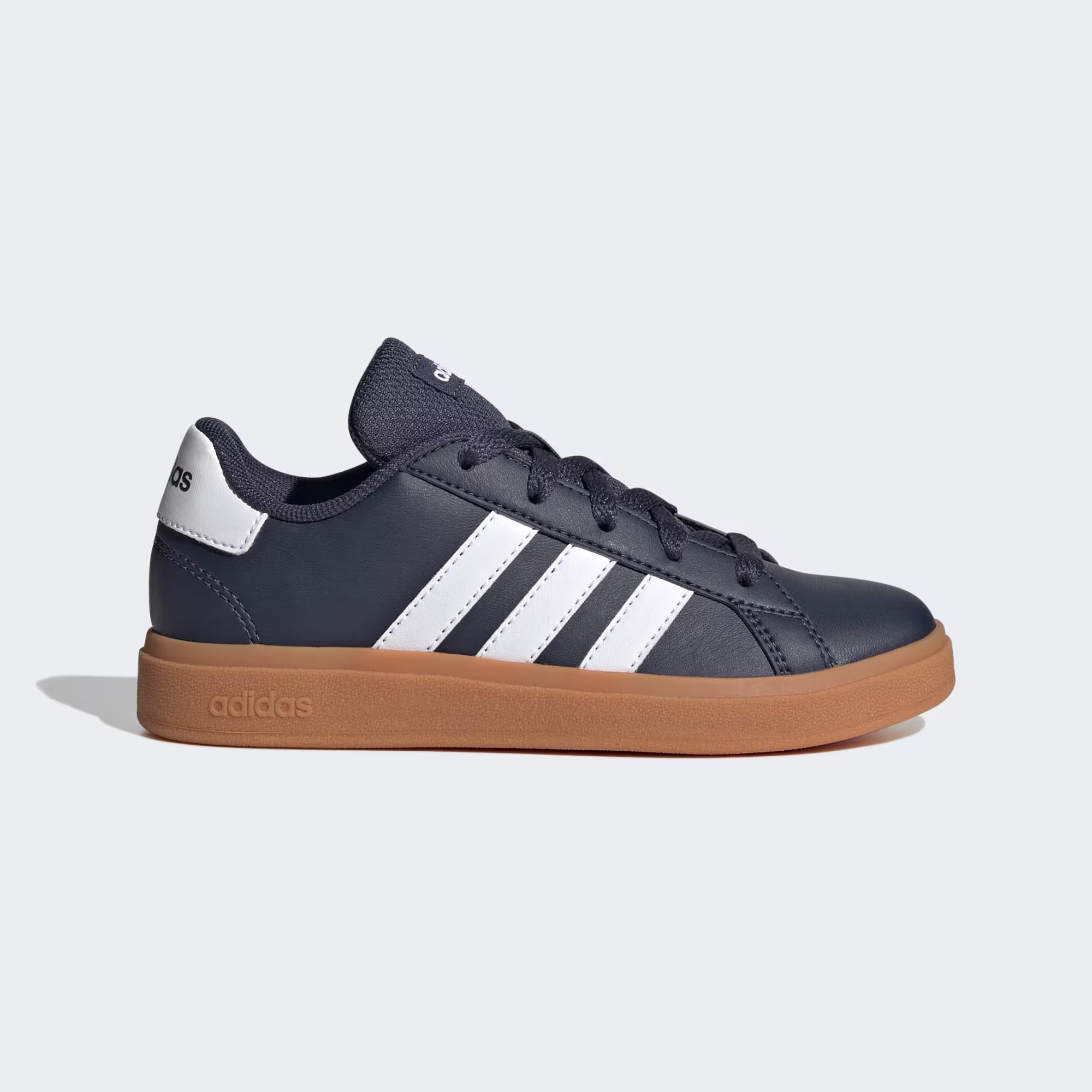 Grand Court Lifestyle Lace-Up Tennis Shoes "Shadow Navy"